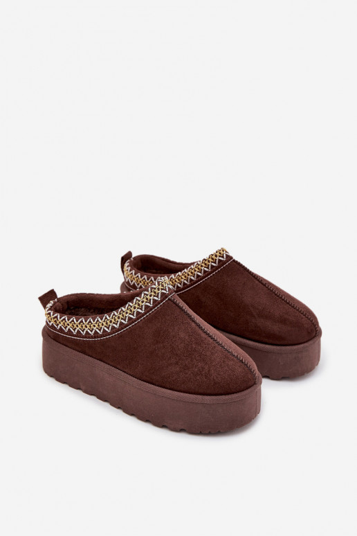 Botas de nieve Infantil JuventudHaftem con una plataforma CzekoladoAe Jolisse