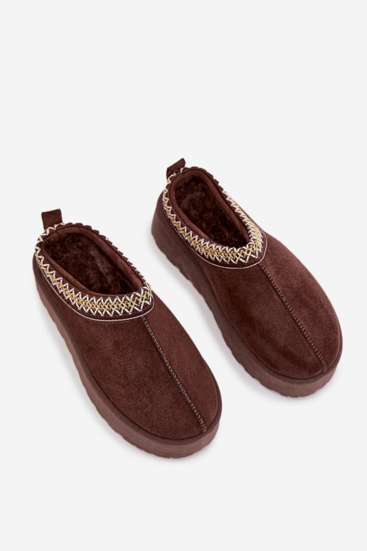 Botas de nieve Infantil JuventudHaftem con una plataforma CzekoladoAe Jolisse