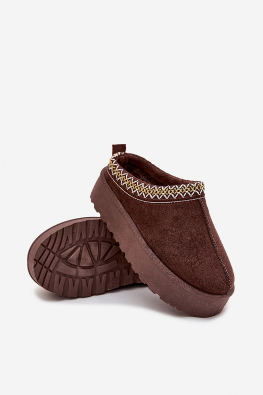 Botas de nieve Infantil JuventudHaftem con una plataforma CzekoladoAe Jolisse