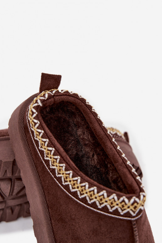 Botas de nieve Infantil JuventudHaftem con una plataforma CzekoladoAe Jolisse