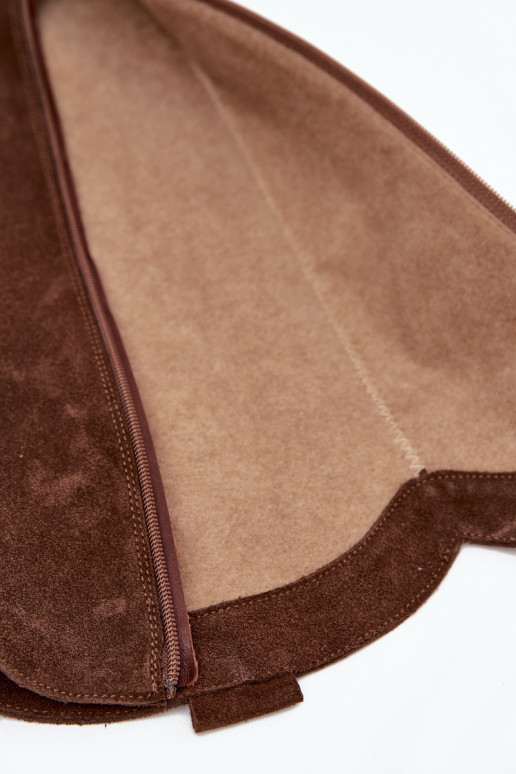 Piel de gamuza botas estilo vaquero calentamiento Zazoo 4224 CzekoladoAe Piel de gamuza botas estilo vaquero calentamiento Zazoo 4224 CzekoladoAe