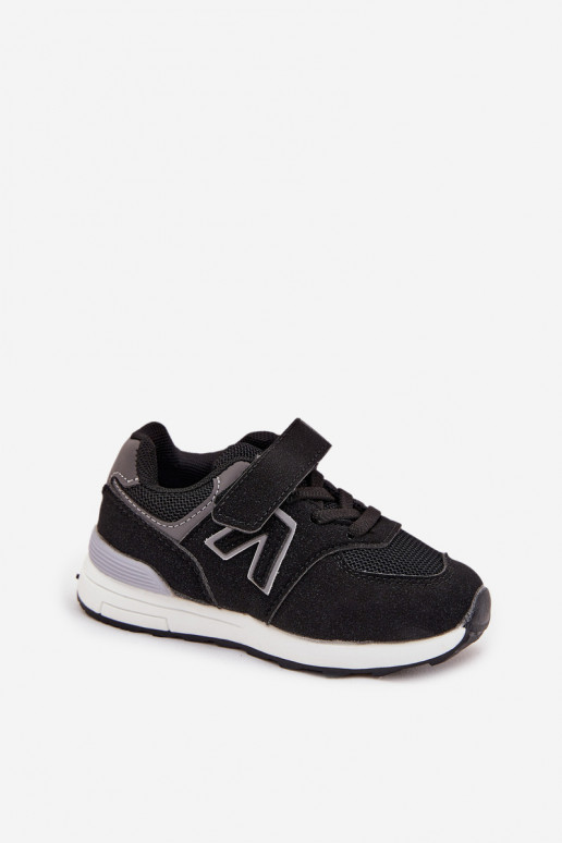 zapatillas Zapatillas modelo zapatos. Infantil con sujetadores adhesivos de color negro Galisse zapatillas Zapatillas modelo zapatos. Infantil con sujetadores adhesivos de color negro Galisse