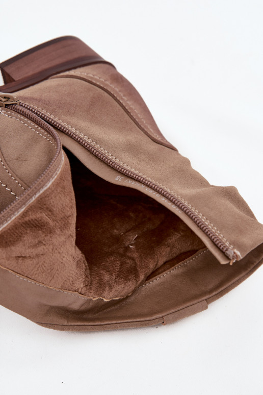 Botas de mujer En un tacón bajo Con volantes calentamiento de color caqui Gracia Botas de mujer En un tacón bajo Con volantes calentamiento de color caqui Gracia