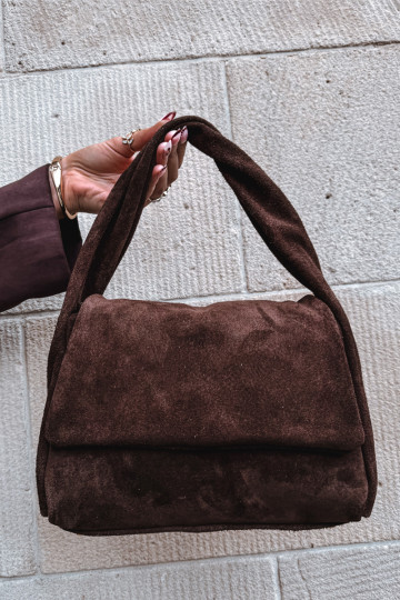 Skórzana de gamuzaoAa Tiene queno CzekoladoAa Monelle 2