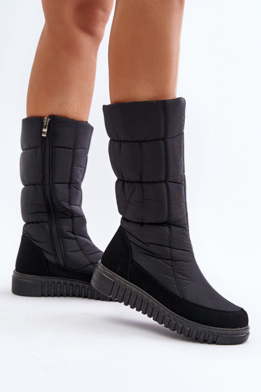 Botas de nieve Femenino Al castillo Progress PROGJ-24-144 de color negro