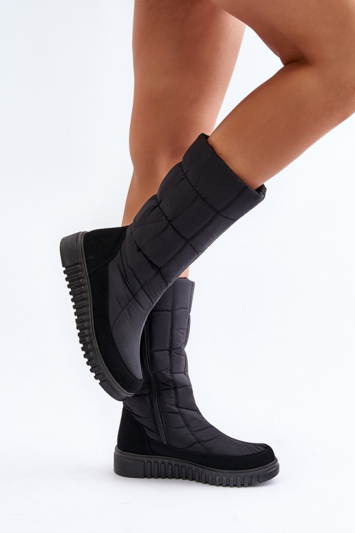 Botas de nieve Femenino Al castillo Progress PROGJ-24-144 de color negro