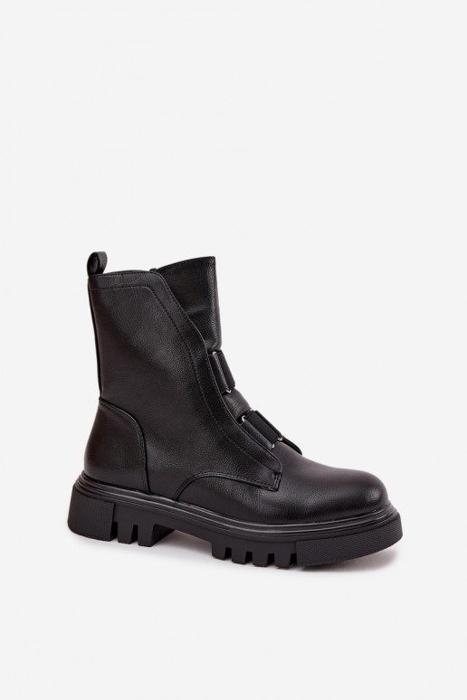 calentamiento botines de trabajo Femenino Al castillo Eko Piel de color negro Tiene queilyra calentamiento botines de trabajo Femenino Al castillo Eko Piel de color negro Tiene queilyra