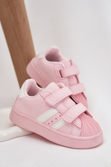calzado deportivo para niños Zapatillas modelo zapatos. de cuero ecológico color rosa Renel
