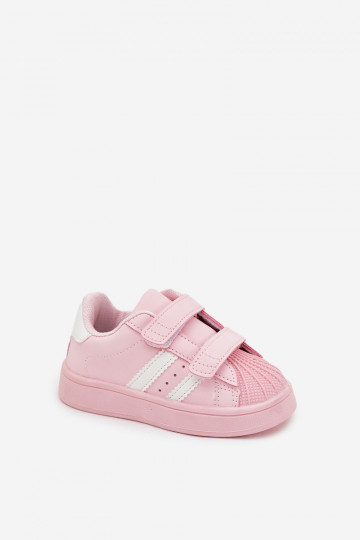 calzado deportivo para niños Zapatillas modelo zapatos. de cuero ecológico color rosa Renel 2