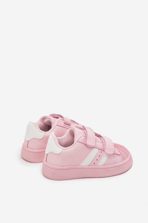 calzado deportivo para niños Zapatillas modelo zapatos. de cuero ecológico color rosa Renel
