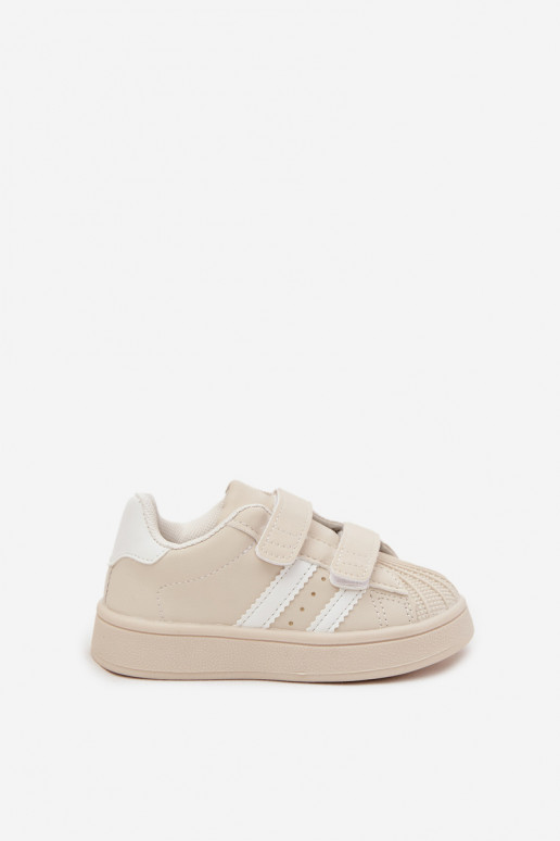 calzado deportivo para niños Zapatillas modelo zapatos. de cuero ecológico beige Renel