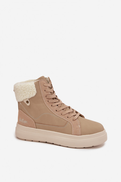 Botas de invierno Femenino con calentamiento Lee Cooper LCJ-25-01-3736 beige