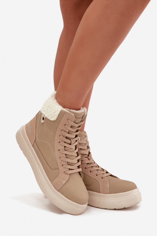 Botas de invierno Femenino con calentamiento Lee Cooper LCJ-25-01-3736 beige