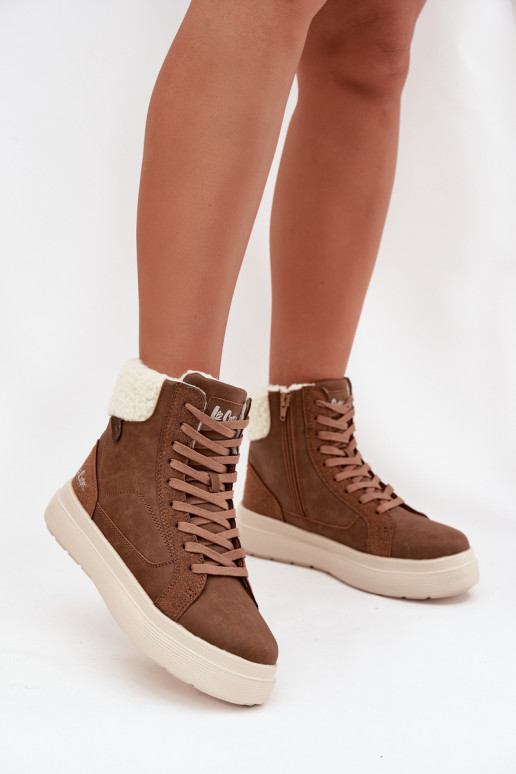 Botas de invierno Femenino con calentamiento Lee Cooper LCJ-25-01-3735 color marrón