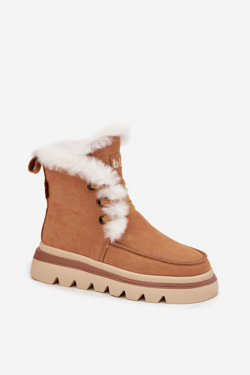 Botas de nieve FemeninoActivadoturalnego de gamuzau Lee Cooper LCJ-25-01-3738 color marrón