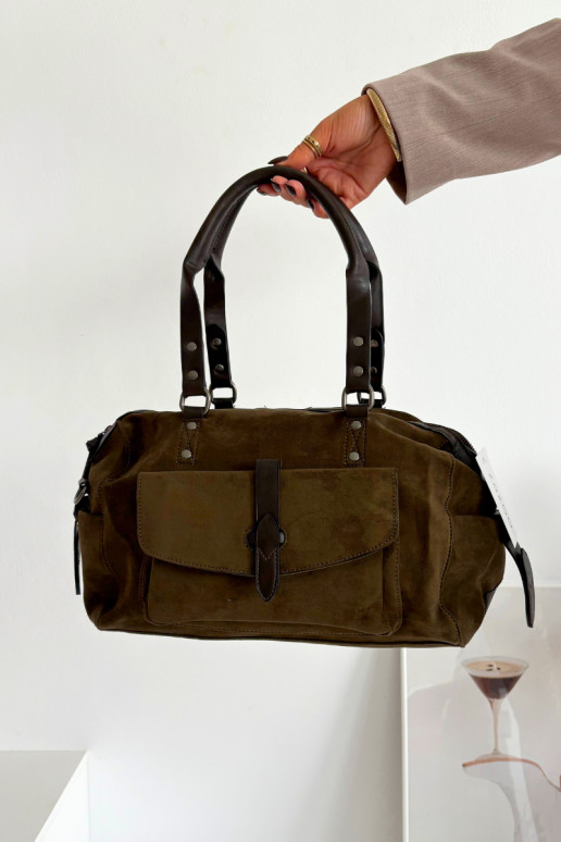 Tiene quenode gamuza ecológicau de color caqui Gressa