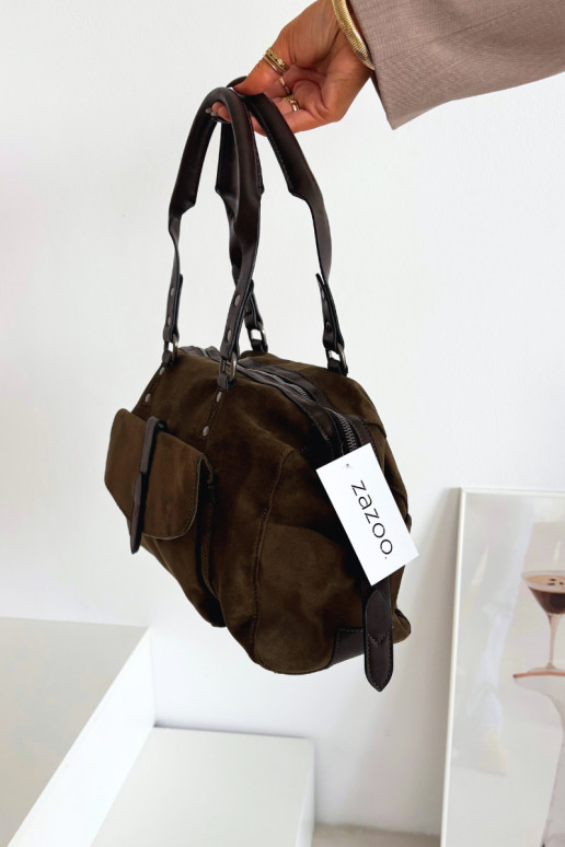 Tiene quenode gamuza ecológicau de color caqui Gressa