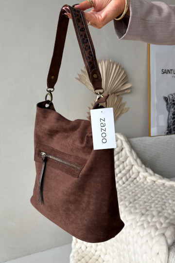 Tiene quenode gamuza ecológicau CzekoladoAa Deliane