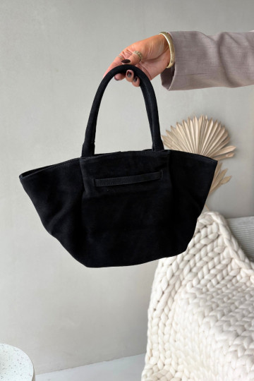 Bolso de ante negro Orselle