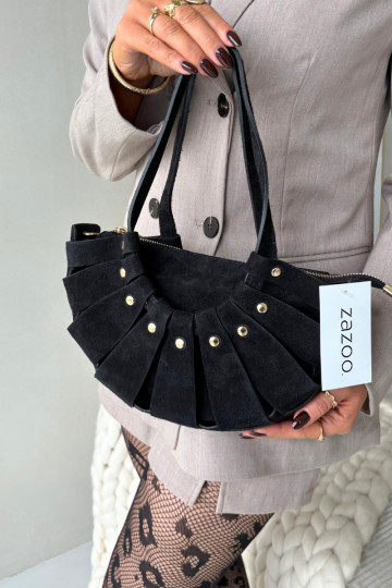 Bolso de ante negro Tai turirivane