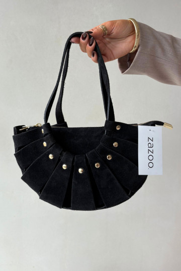 Bolso de ante negro Tai turirivane 2