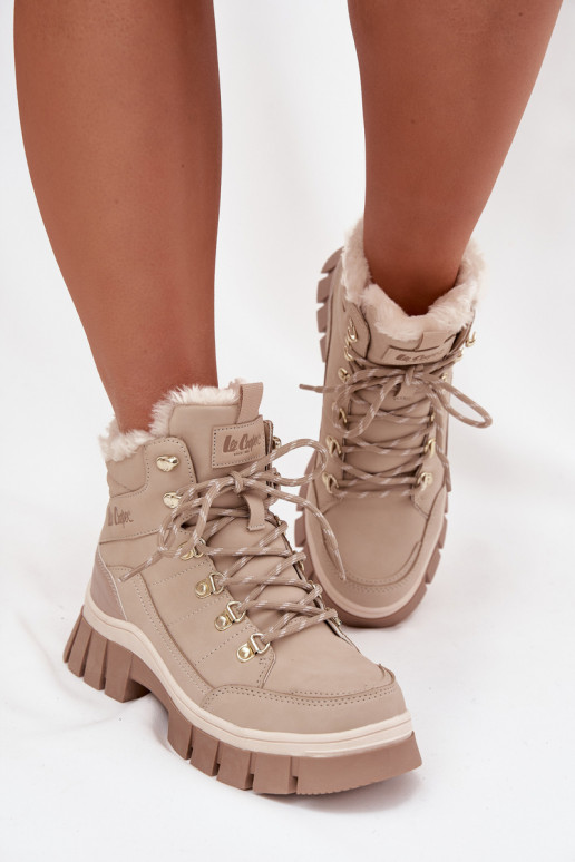 calentamiento zapatos Femenino Lee Cooper LCJ-25-31-3910 beige