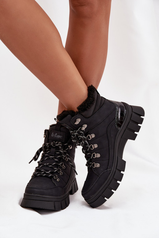 calentamiento zapatos Femenino Lee Cooper LCJ-25-31-3911 de color negro