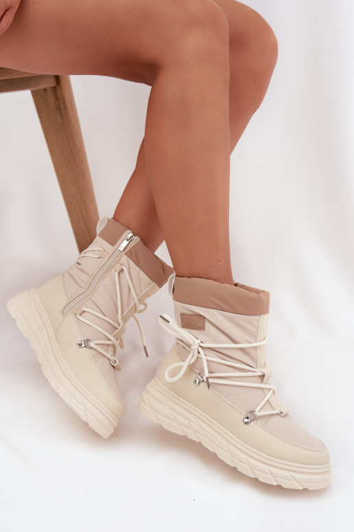 Botas de nieve Femenino Al castillo Lee Cooper LCJ-25-44-3931 beige