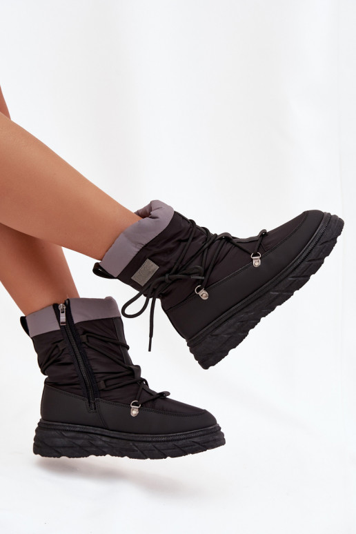 Botas de nieve Femenino Al castillo Lee Cooper LCJ-25-44-3930 de color negro