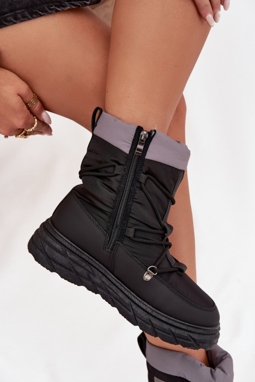 Botas de nieve Femenino Al castillo Lee Cooper LCJ-25-44-3930 de color negro