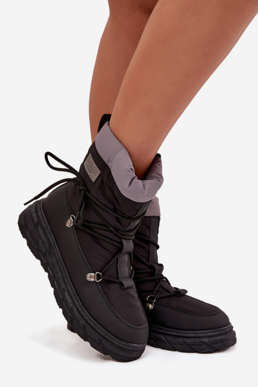 Botas de nieve Femenino Al castillo Lee Cooper LCJ-25-44-3930 de color negro