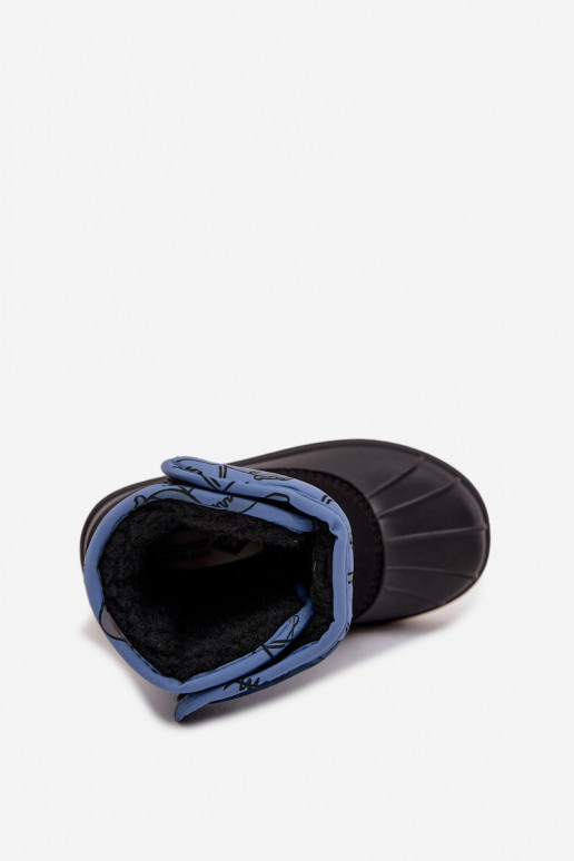 Botas de nieve Infantil con sujetadores adhesivos Lee Cooper LCJ-25-10-3774 color azul