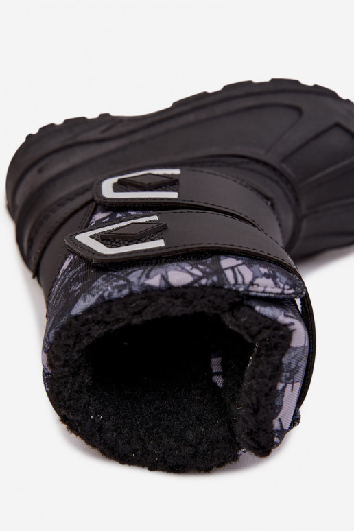 Botas de nieve Infantil Lee Cooper LCJ-25-10-3781 de color negro Botas de nieve Infantil Lee Cooper LCJ-25-10-3781 de color negro