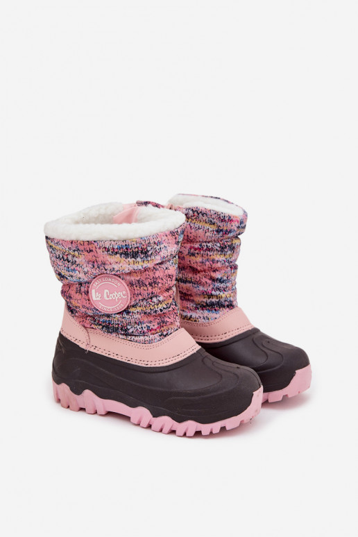 Botas de nieve Infantil Infantil Al castillo Lee Cooper LCJ-25-10-3770 color rosa