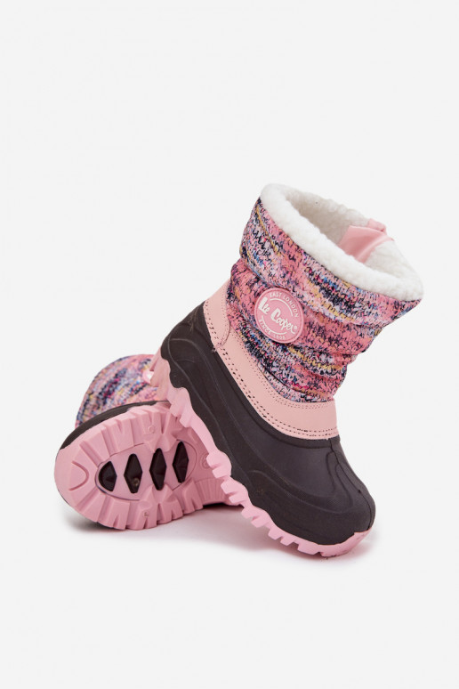 Botas de nieve Infantil Infantil Al castillo Lee Cooper LCJ-25-10-3770 color rosa