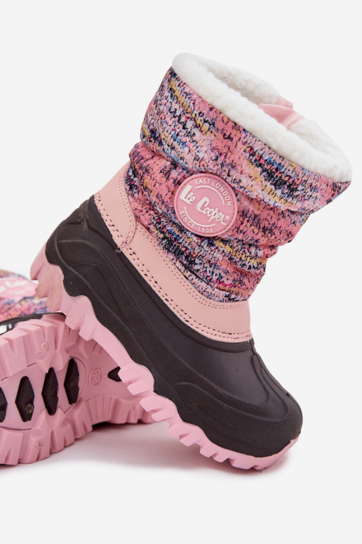 Botas de nieve Infantil Infantil Al castillo Lee Cooper LCJ-25-10-3770 color rosa