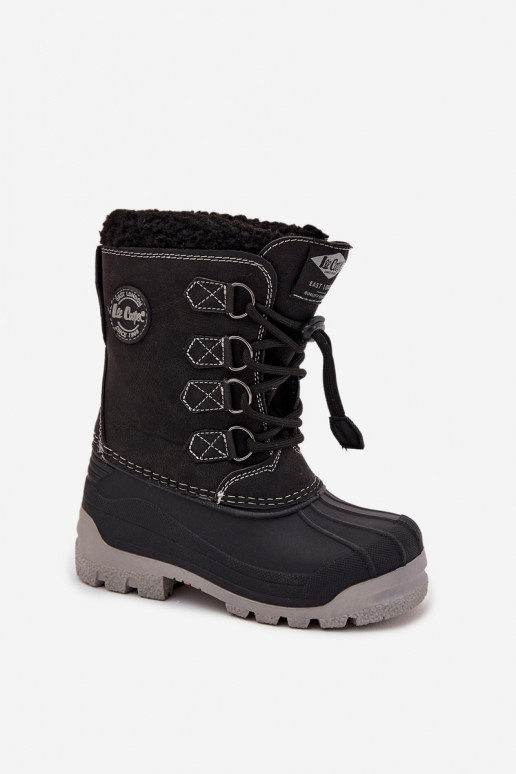Botas de nieve Infantil Niños Lee Cooper LCJ-25-44-3943K de color negro