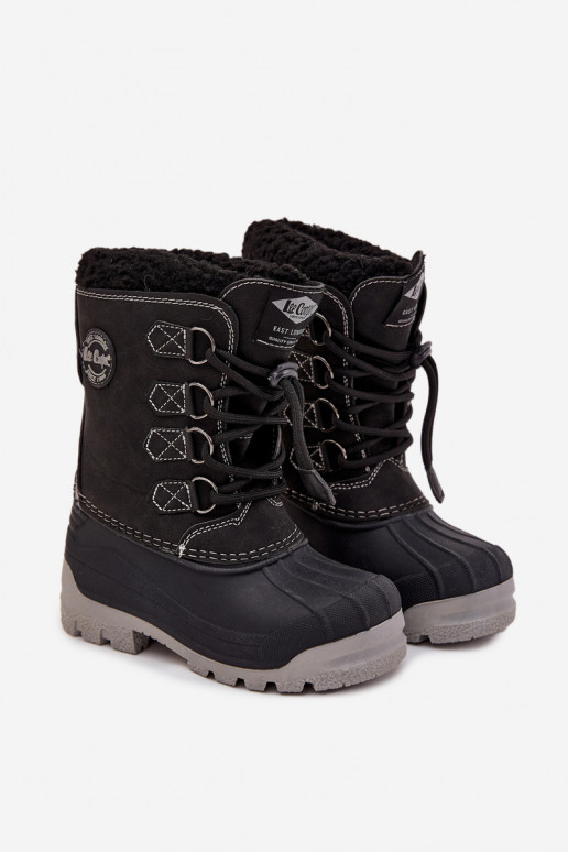 Botas de nieve Infantil Niños Lee Cooper LCJ-25-44-3943K de color negro
