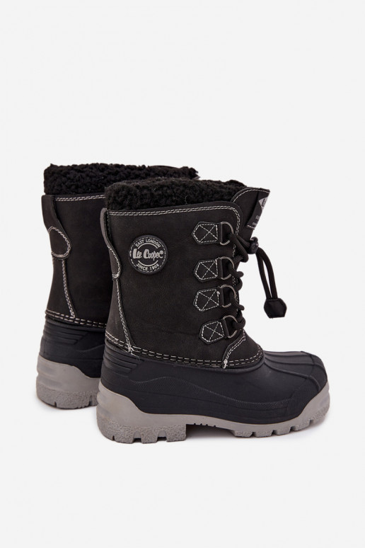Botas de nieve Infantil Niños Lee Cooper LCJ-25-44-3943K de color negro