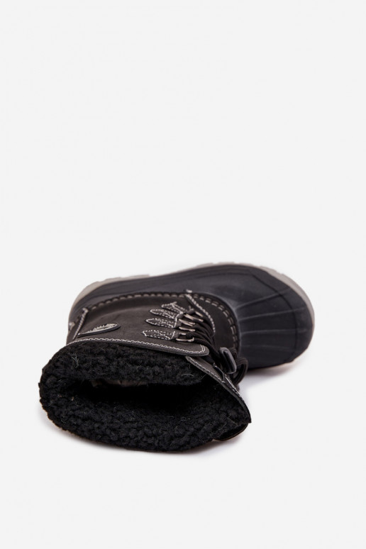 Botas de nieve Infantil Niños Lee Cooper LCJ-25-44-3943K de color negro