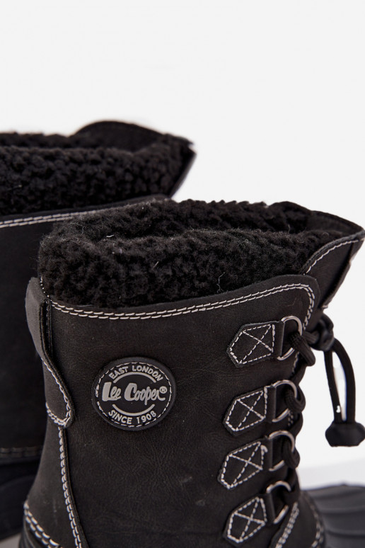 Botas de nieve Infantil Niños Lee Cooper LCJ-25-44-3943K de color negro