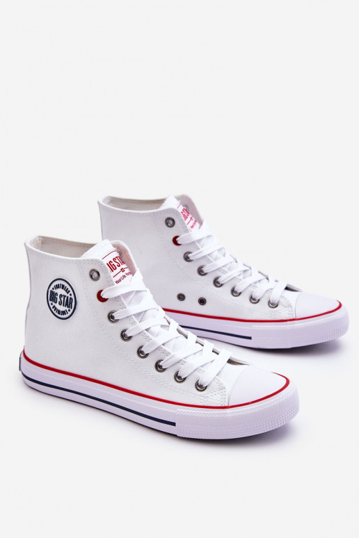 Femenino modelo clásico zapatos de ocio con suela Big Star T274026 el color blanco