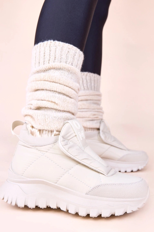 Botas de nieve para mujer grises con...