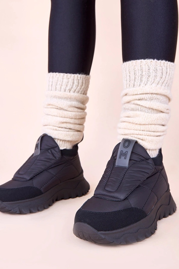 Botas de nieve para mujer negras con cierre adhesivo Penny