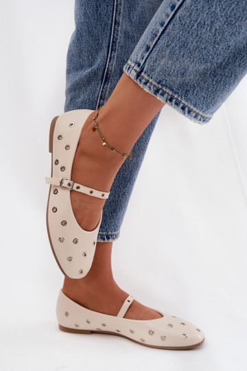 bailarinas Femenino Ze color platami Elementami beige Tiene querivon