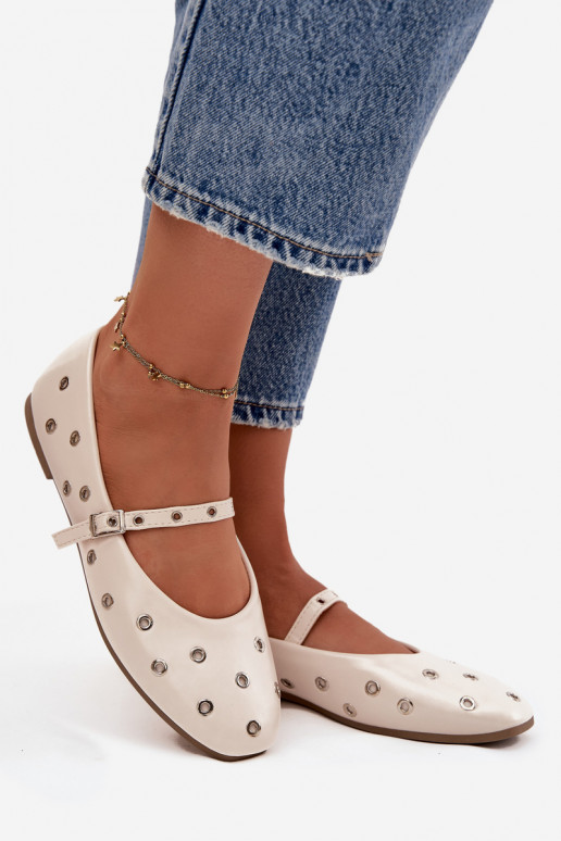 bailarinas Femenino Ze color platami Elementami beige Tiene querivon