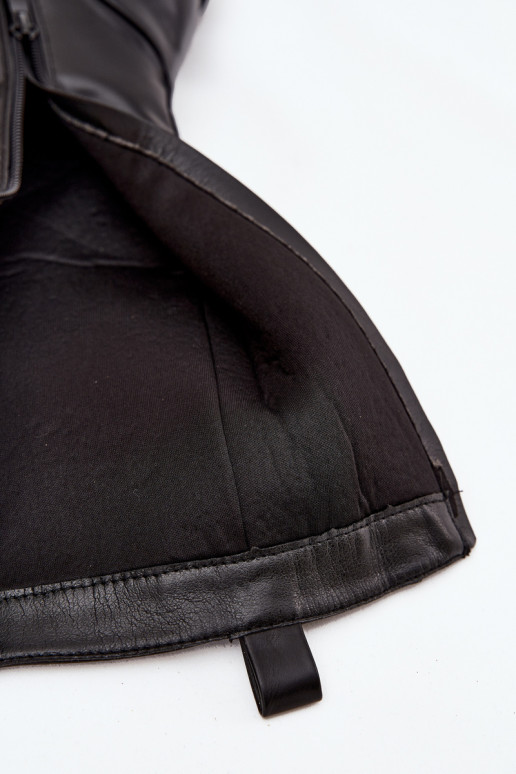 calentamiento con cordones botas zapatos de flor de cerezo Femenino de color negro Novissa