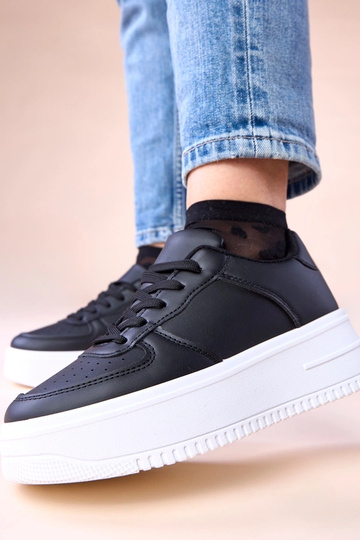 Zapatillas deportivas negras con plataforma Avita 2