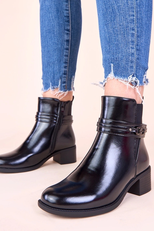 Botines negros cálidos Nicha