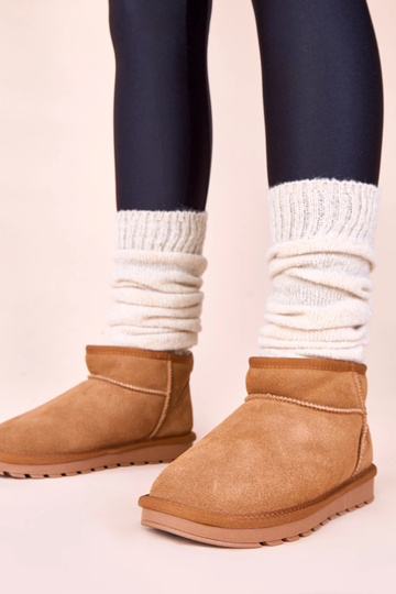 Botas de nieve marrones...